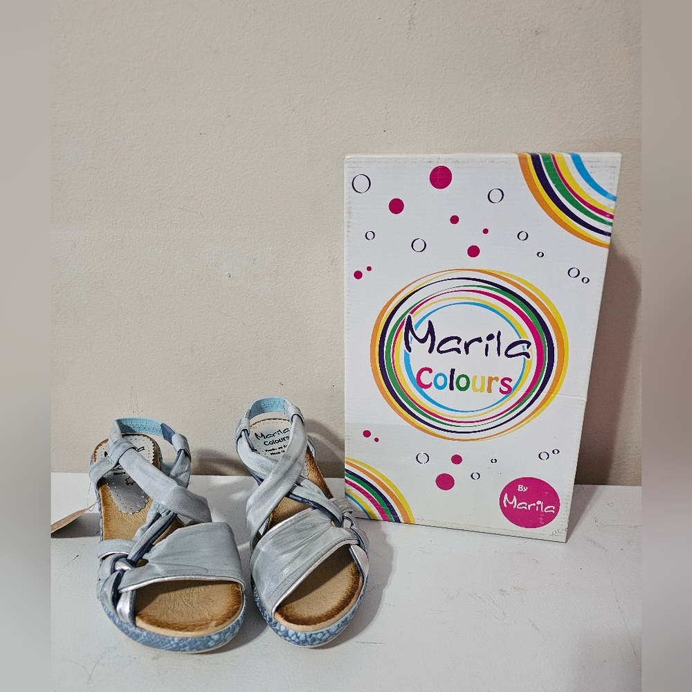 MARILA Womens Leather Sandals UK Size 35. NEW